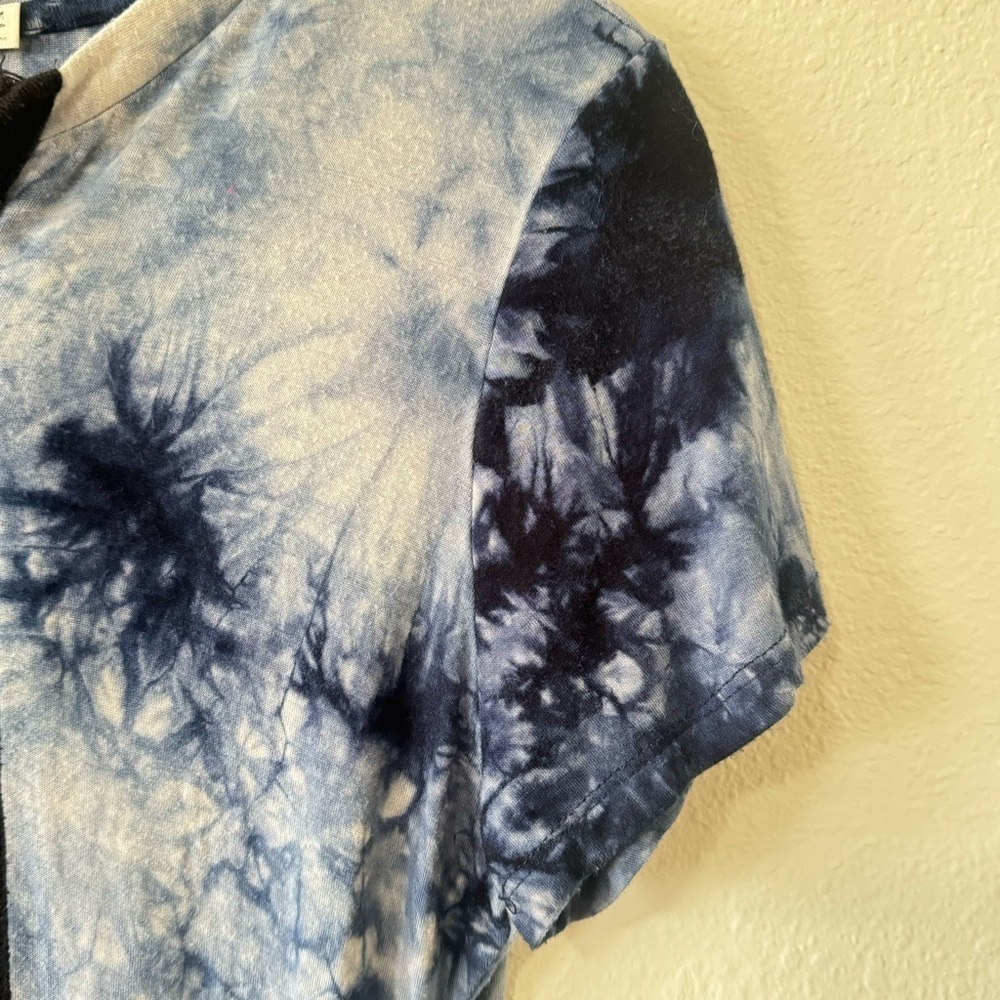 Blue Tie Dye Dress - Picture 4 of 6